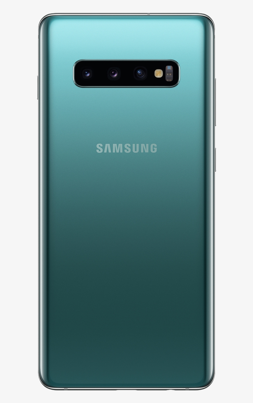 Samsung Galaxy S10 Prism Green Back - Smartphone, transparent png #8403644