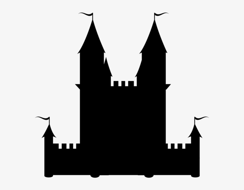 Castle Silhouette - Illustration, transparent png #8403722