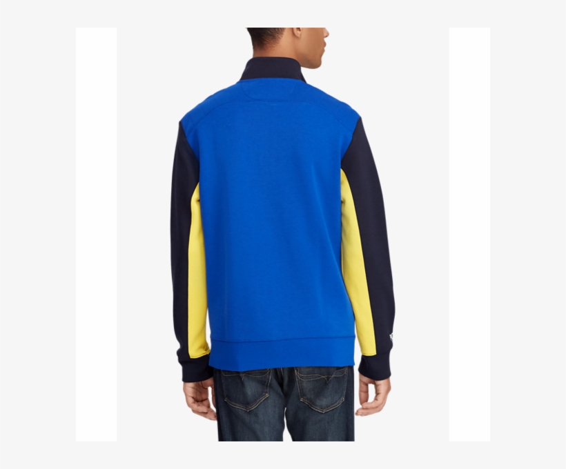 Polo Ralph Lauren Ski Double Knit Tech Pullover, Blue-oznico - Man, transparent png #8404122