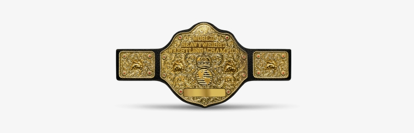 Big Gold Belt - Wcw Heavyweight Championship Belt, transparent png #8404125