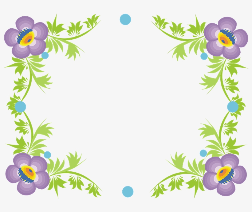 Imagenes Png Flores Animadas Imagui Marcos De Flores - Flores En Mi Jardin, transparent png #8404241