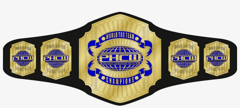 World Tag Team Championship Belts Concept - Emblem, transparent png #8404251