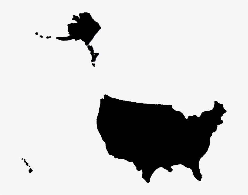 Physical Delivery To The United States By Mail - United States Black, transparent png #8404425