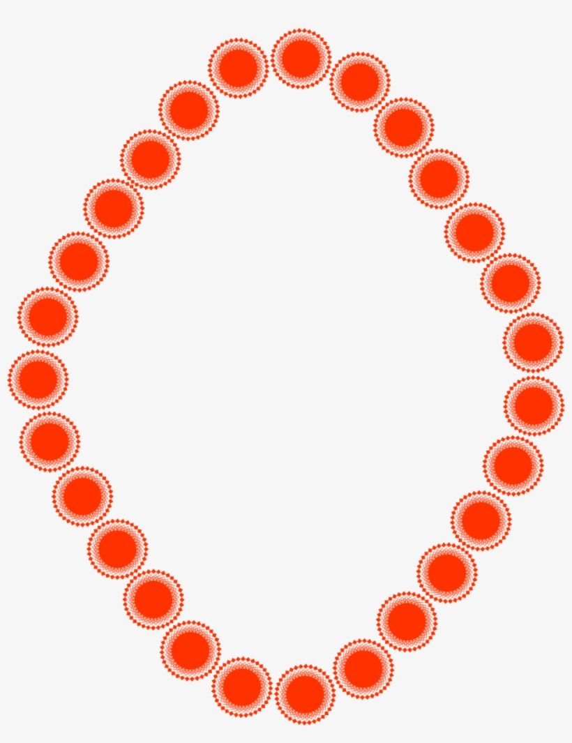 Border Red - Borders In Circle Shape, transparent png #8404698
