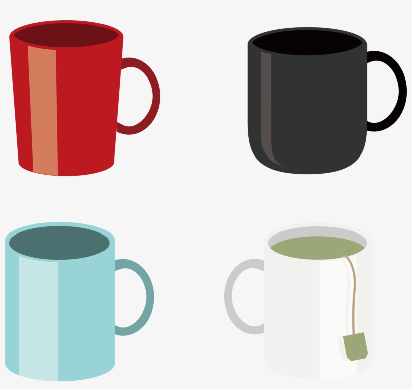 Cup Color Various Colors Gifts Transprent - Coffee Cup, transparent png #8404850