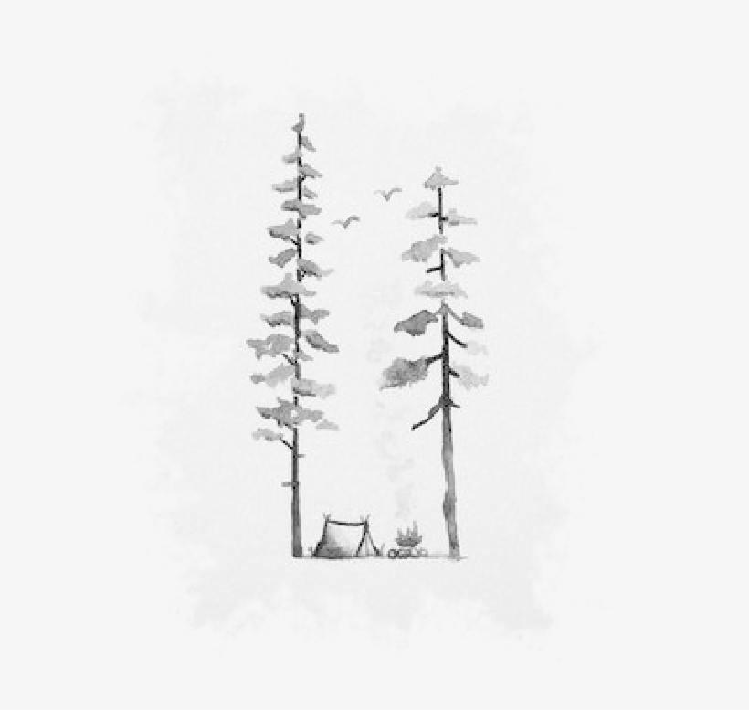 Tree-sketch - Tattoo Inspiration Simple, transparent png #8405342