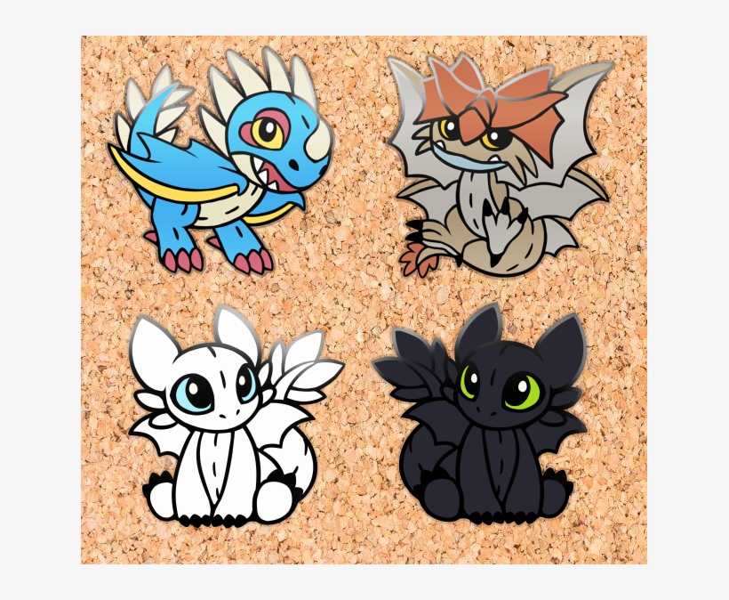 How To Train Your Dragon Pins - Cartoon, transparent png #8405512