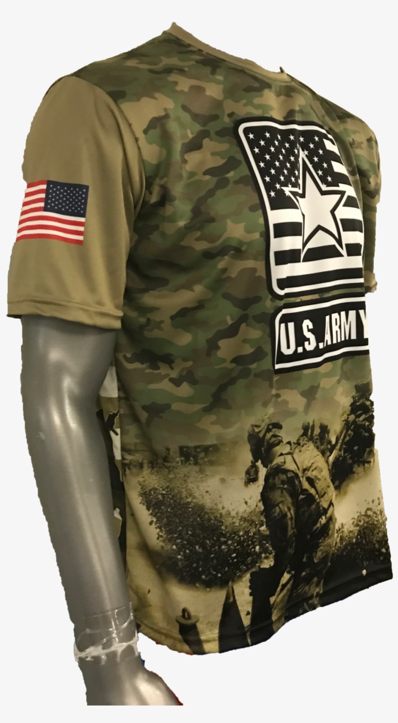 Evo Army Star Shirt - Long-sleeved T-shirt, transparent png #8405554