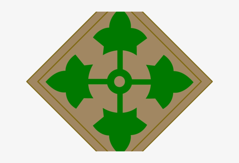 Army Clipart Army Star - 4th Id Logo, transparent png #8405659