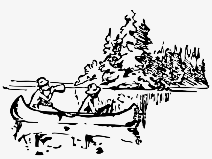 Png Freeuse Library Canoe Drawing Clip Art River Transprent - Canoe Clip Art, transparent png #8405896