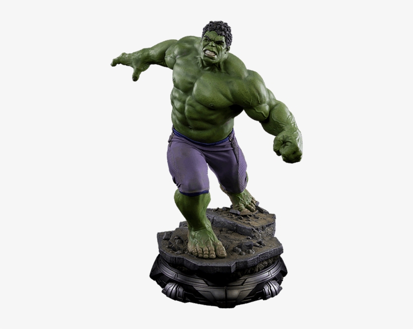 Hulk Maquette Statue - Hulk Sideshow Maquette Avengers Age Of Ultron, transparent png #8406073