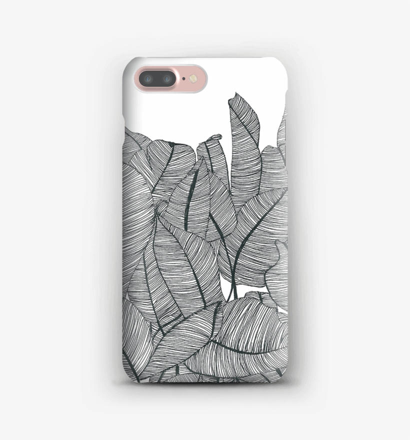 Banana Leaves Case Iphone 7 Plus - Mobile Phone Case, transparent png #8406173