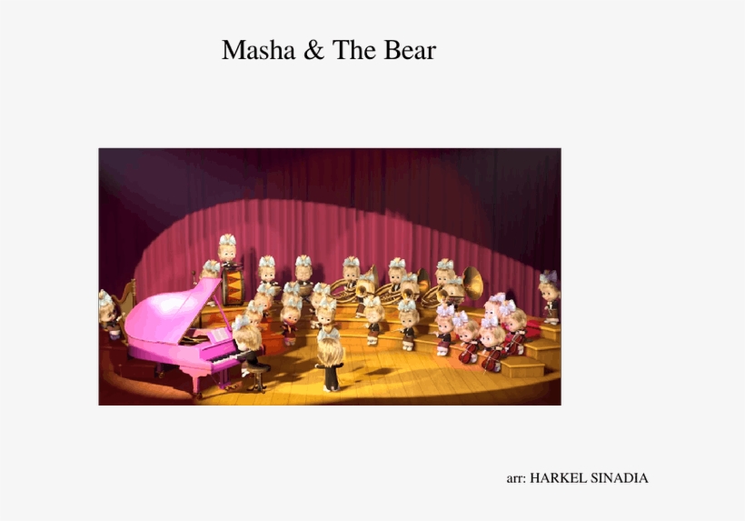 Masha And The Bear - Conference Hall, transparent png #8406273