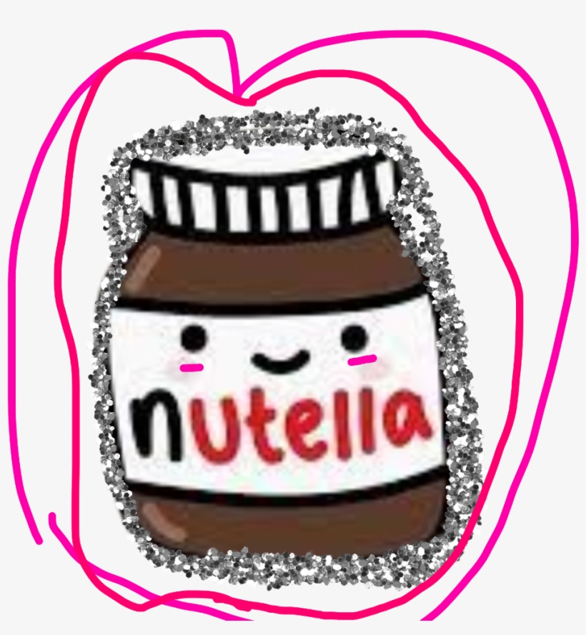 Deeznuts Sticker - Pote De Nutella Desenho, transparent png #8407252