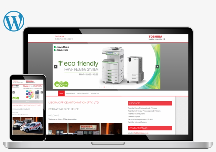 Toshiba Northern Cape Website - Website, transparent png #8408037