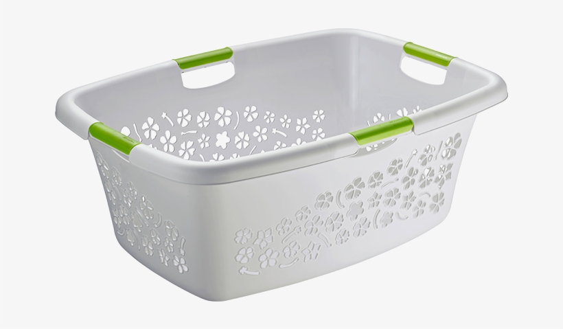 Laundry Basket - 50 L - Cesti Plastica Per Biancheria, transparent png #8408222