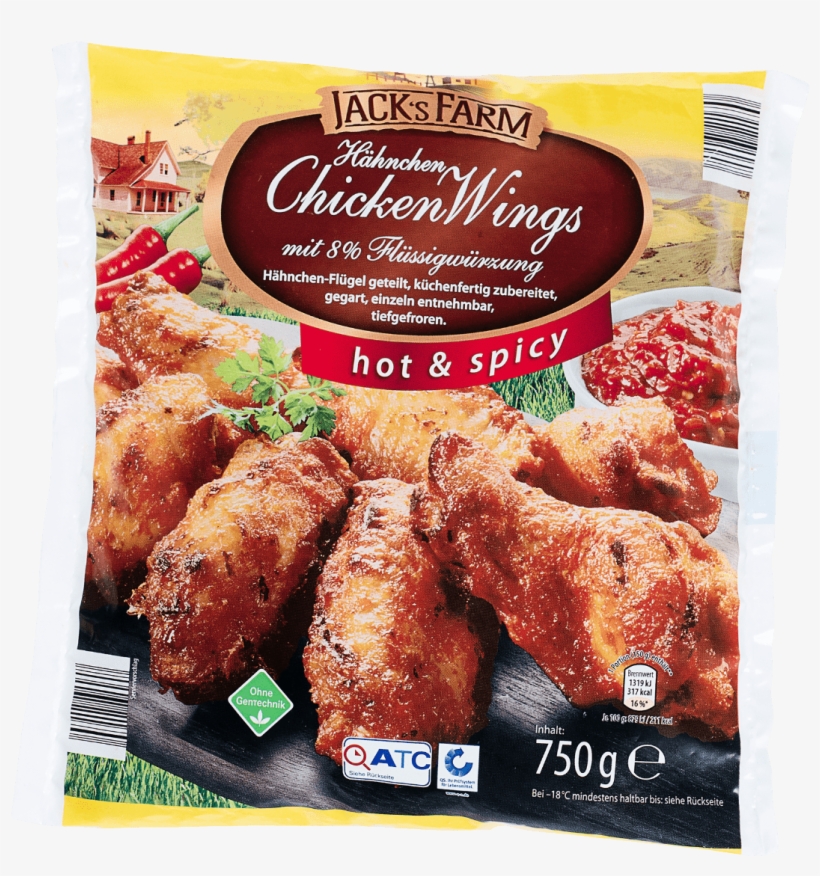 Jack's Farm® Hähnchen Chicken Wings Hot & Spicy Von - Aldi Chicken Wings Barbecue, transparent png #8408612