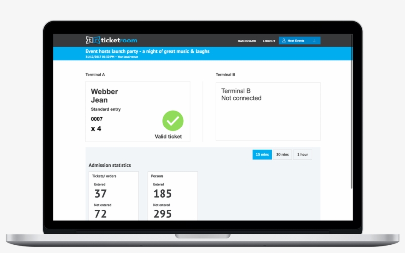 What's More, Plug Two Barcode Scanners In And The Portal - Dashboard Onboarding, transparent png #8408684