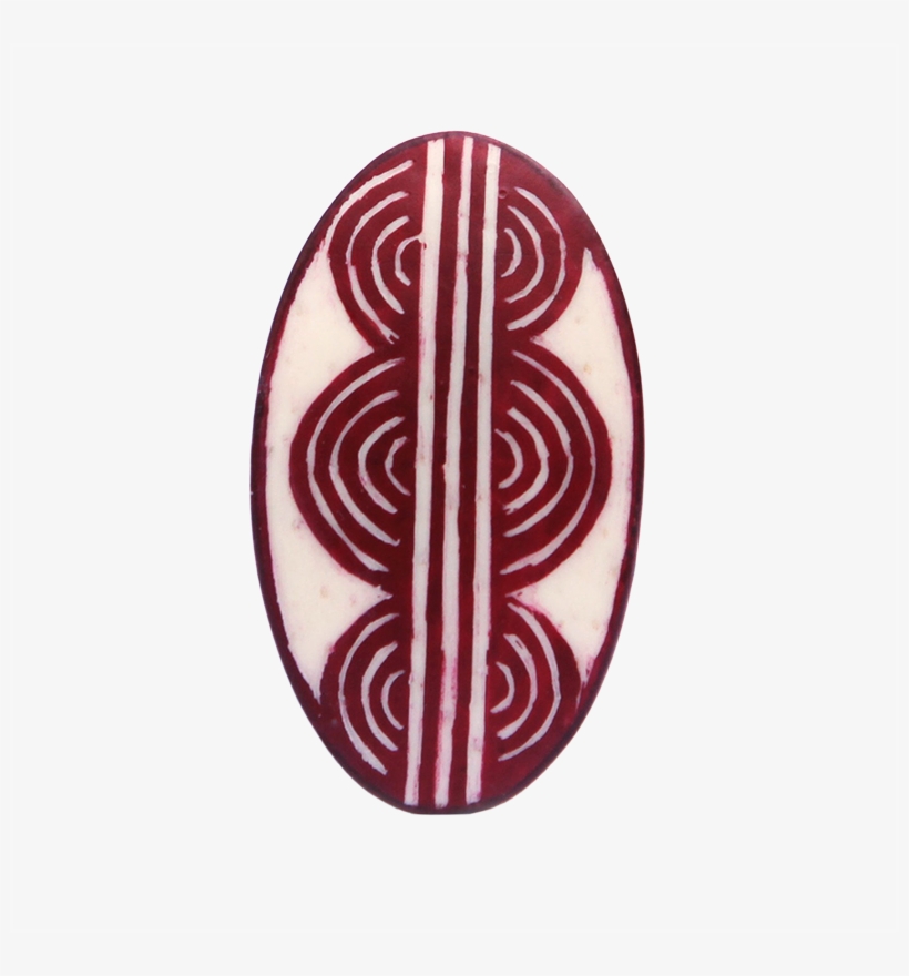 Oval Wave Red Ring - Circle, transparent png #8409038