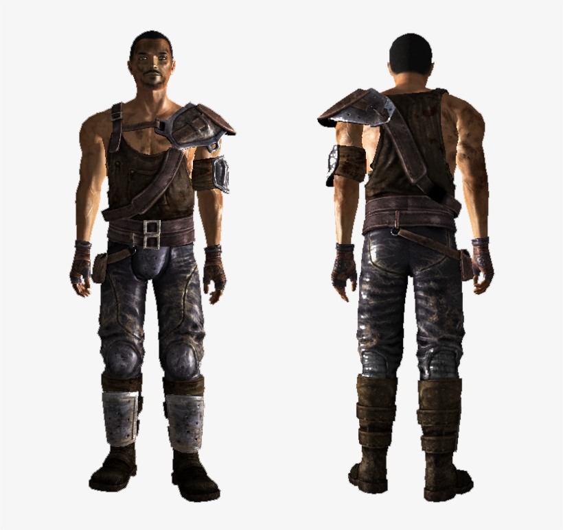 Leather Rebel - Fallout New Vegas Leather Armor, transparent png #8409286