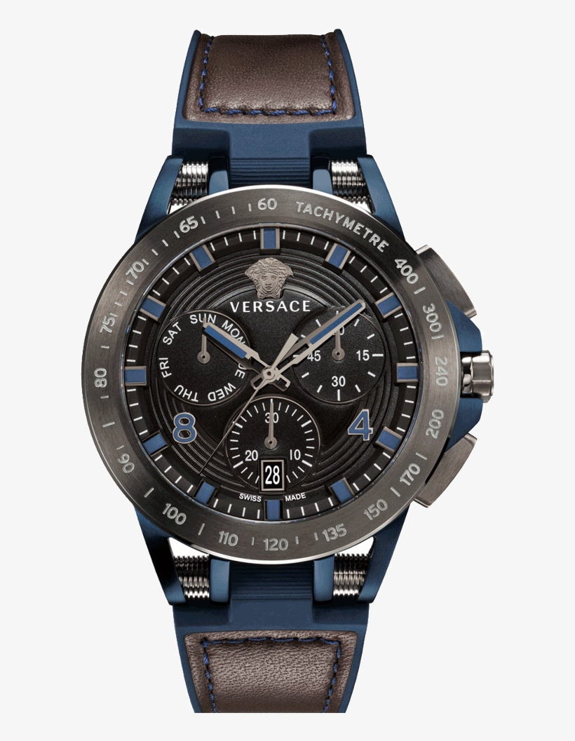 Versace Sport Tech Watch, transparent png #8409514