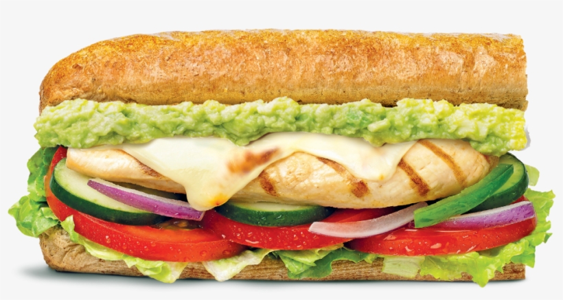 Roasted Chicken Avocado - Fast Food, transparent png #8409617