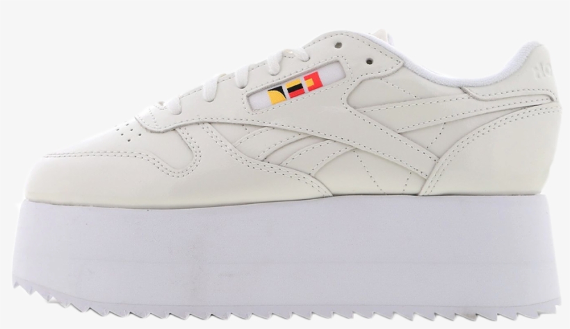 Gigi Hadid Classic Leather Triple Platform In White - Sneakers, transparent png #8409756