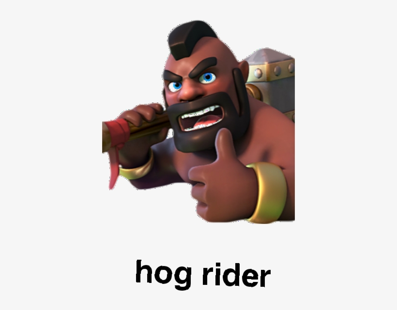 Model Image Graphic Image - Hog Rider Without Hog, transparent png #8409762