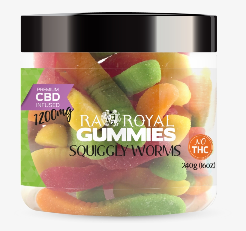 Gummies Jars Squiggly Worms - Fruit, transparent png #8411531