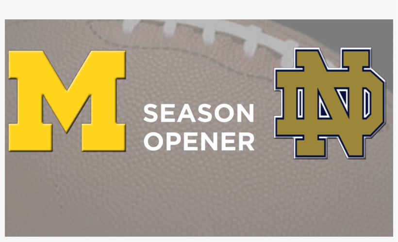 Michigan Sloppy In Season-opening Loss To Notre Dame - Tan, transparent png #8413061