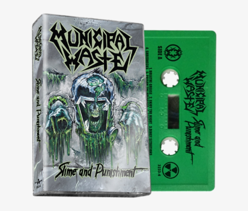 Municipal Waste Slime And Punishment Green Cassette - Municipal Waste Slime And Punishment, transparent png #8413181