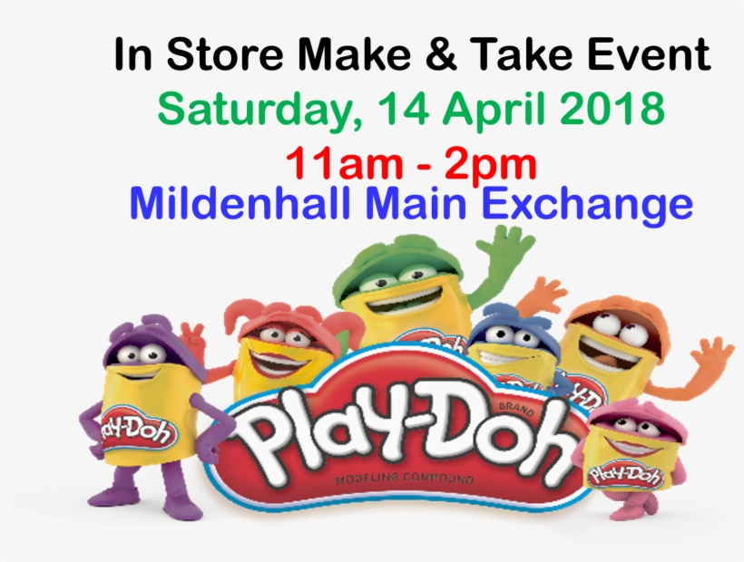 Mildenhall Bxtra - Play Doh Sign, transparent png #8413724