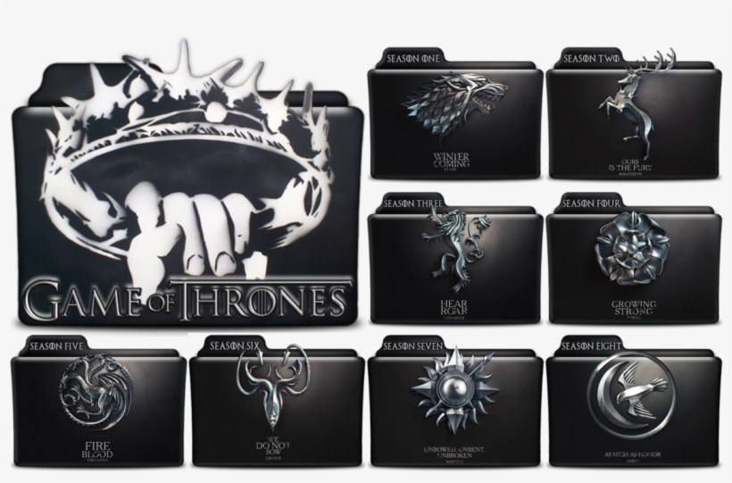 Folders Png - Game Of Thrones Season 1 Icon Folder, transparent png #8413760