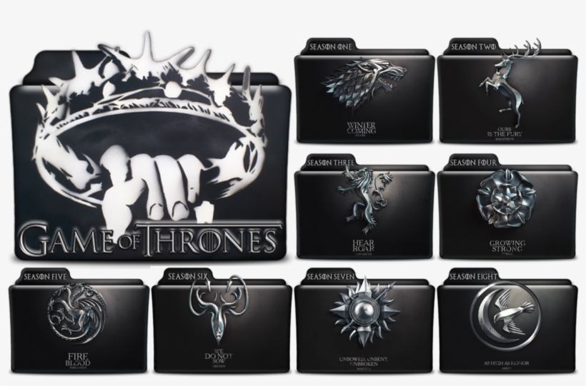 Games Of Thrones Folders, Game Of Thrones Season folder icon