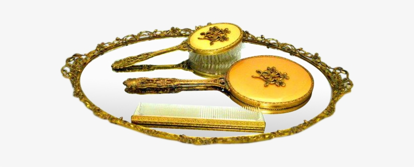 Vanity Dresser Tray Set Globe - Chain, transparent png #8414169