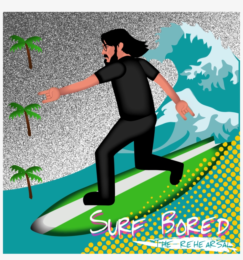 Click To Enlarge Surf Bored - Illustration, transparent png #8414314