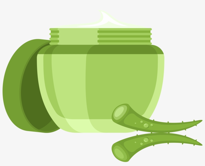 Aloe Clipart Cartoon - Aloe Vera Gel Clipart, transparent png #8414661