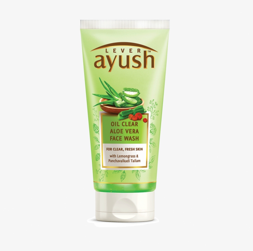 Lever Ayush Aloe Vera Face Wash, transparent png #8415103