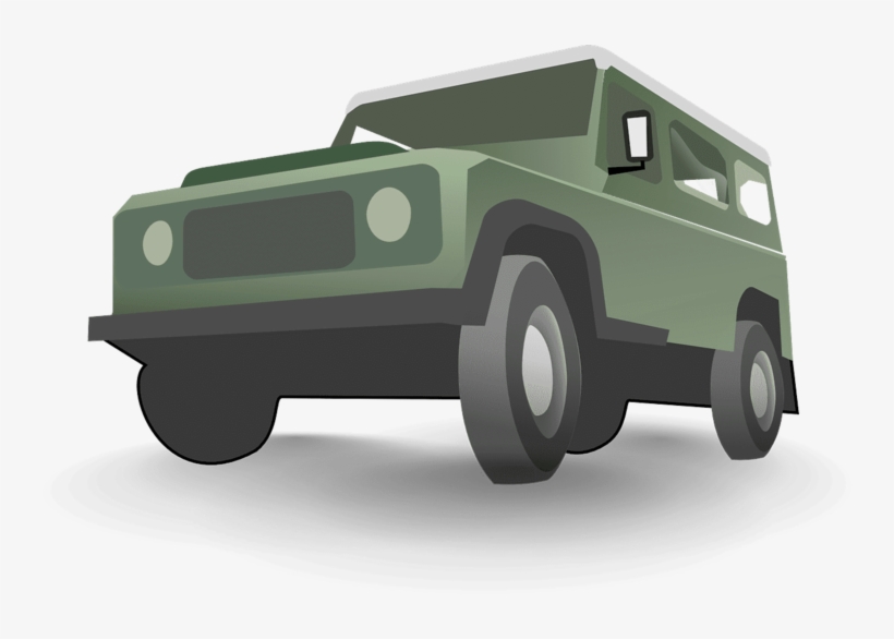 Land Rover - Gambar Mobil Jeep Animasi Png, transparent png #8415430