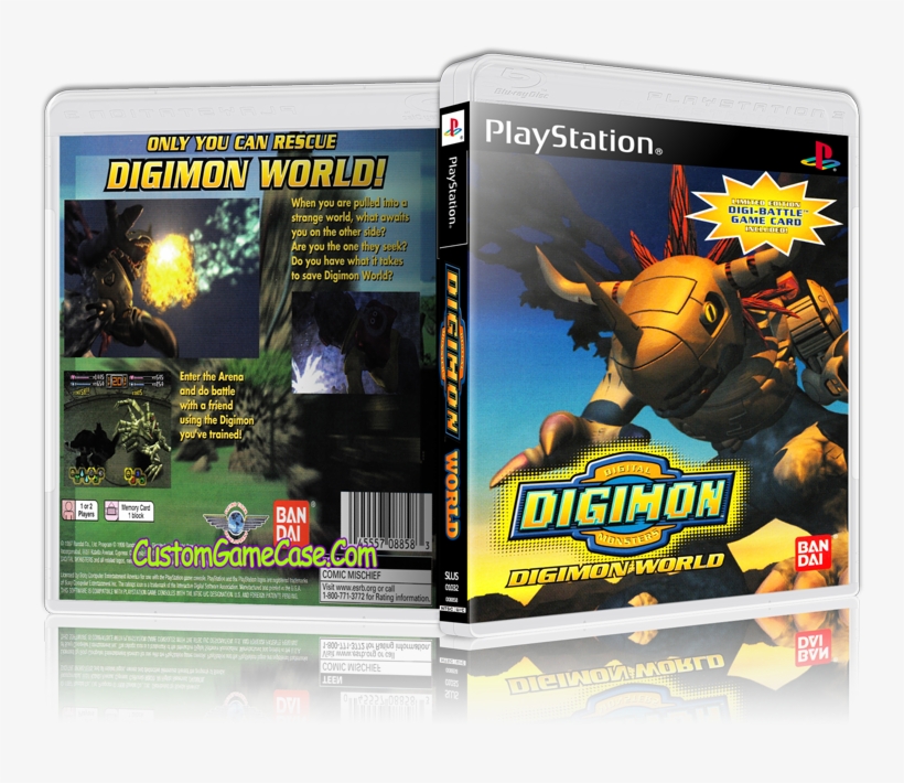 Sony Playstation 1 Psx Ps1 - Digimon World Ps1 Cd Cover, transparent png #8416006