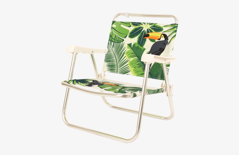 Sommersault Fern And Toucan Folding Beach Chair - Bunnings Beach Chair, transparent png #8416036