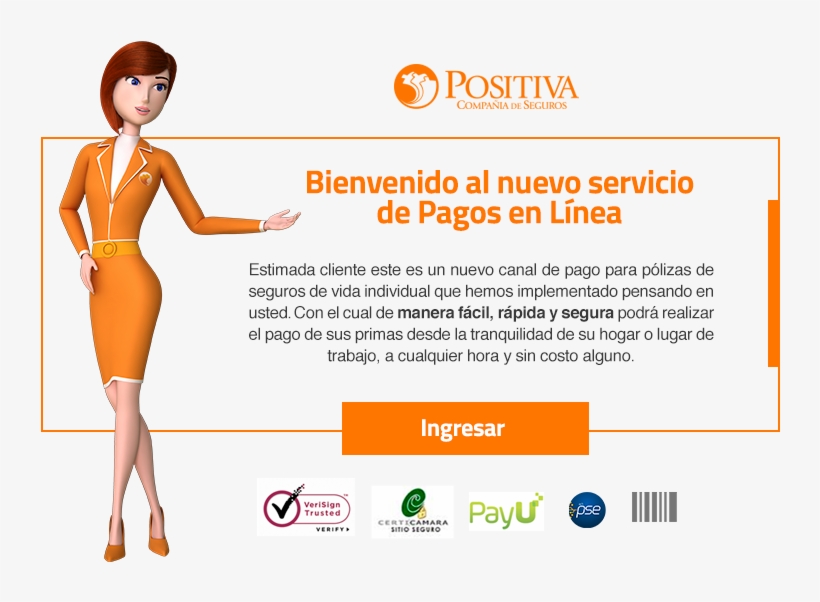 Pagos En Linea - Positiva, transparent png #8416315