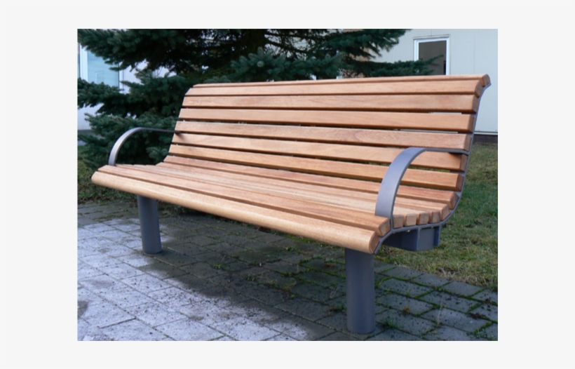 6' Park Bench - Bench, transparent png #8417048