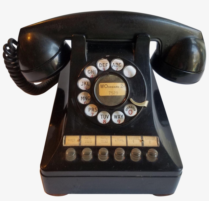 S Black Multi Line Business Phone - Old Business Phone, transparent png #8417094