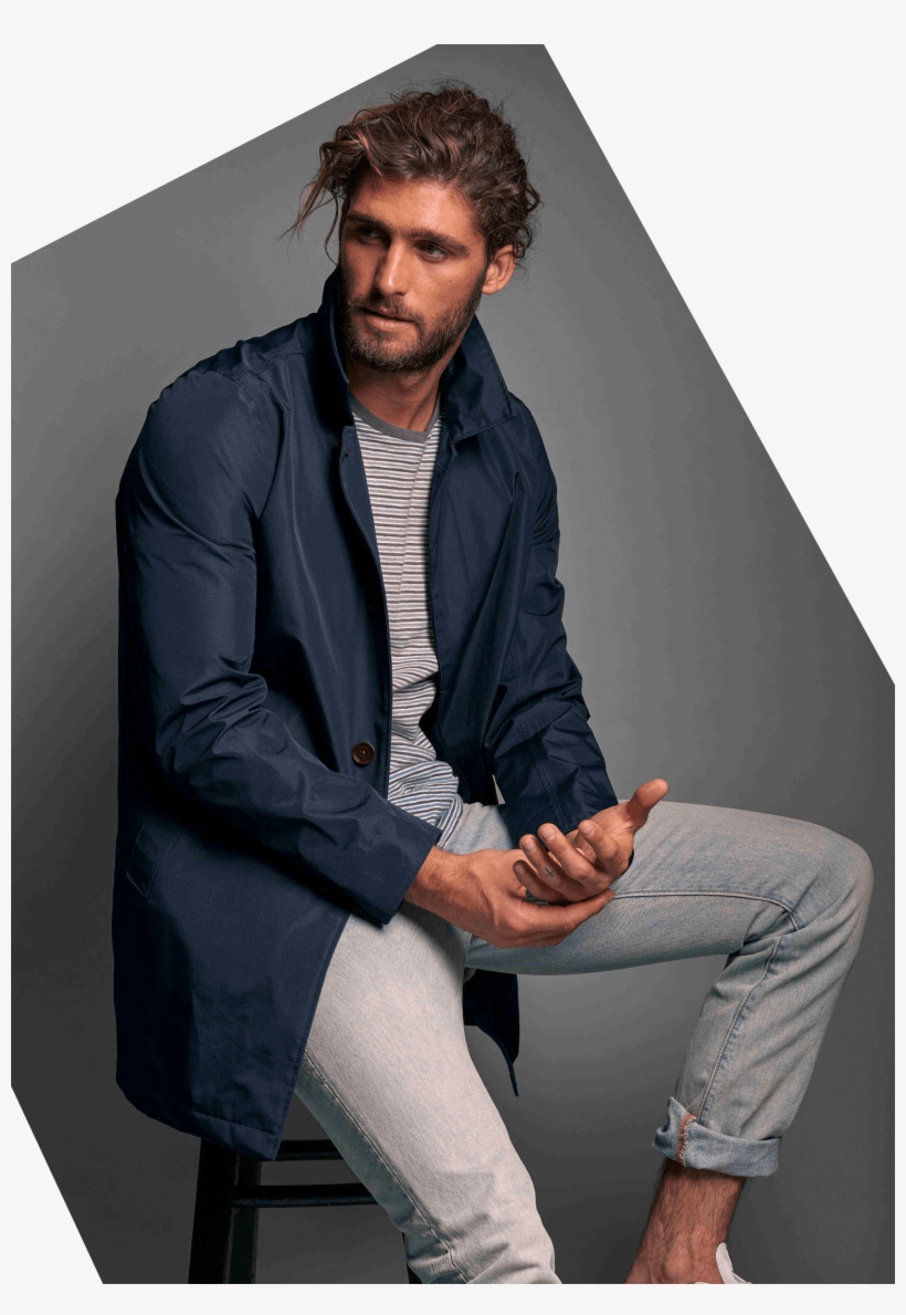 Would You Fuck The New Abercrombie Dude - Henley Under Bomber Jacket, transparent png #8417220