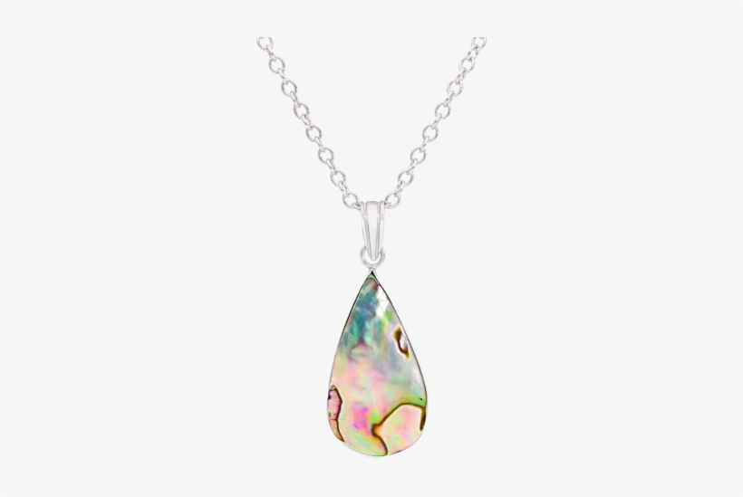 Abalone Shell Sterling Silver Necklace - Locket, transparent png #8417292
