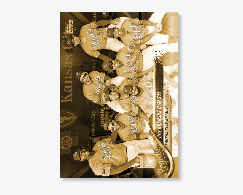 2018 Topps Baseball Series 2 Kansas City Royals - Wrapping Paper, transparent png #8417720