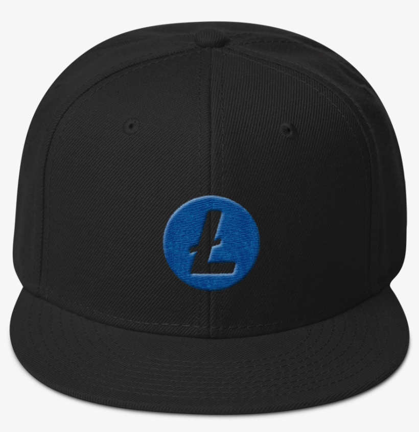Litecoin Logo 3d Embroidered Snapback Hat - Baseball Cap, transparent png #8418134