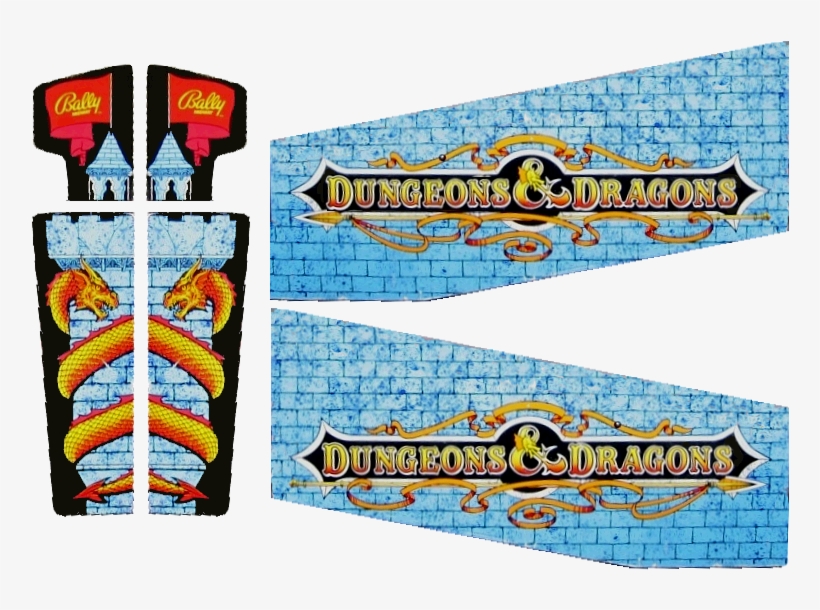 Dungeons & Dragons Cabinet Decals - Graphic Design, transparent png #8418456
