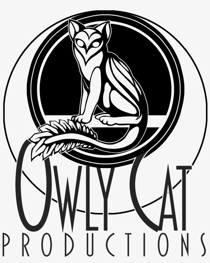 Owly Cat Logo V2 - Illustration, transparent png #8419376